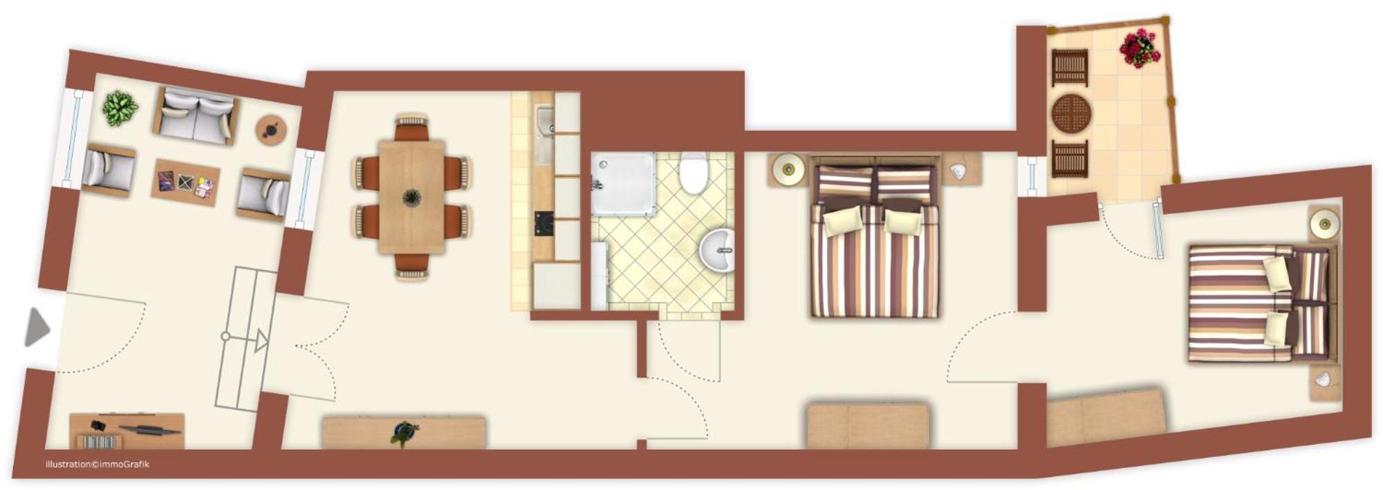 Blaue Koje Apartment รอสต็อค ภายนอก รูปภาพ